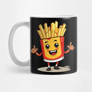 kawaii french fries T-Shirt cute potatofood Mug